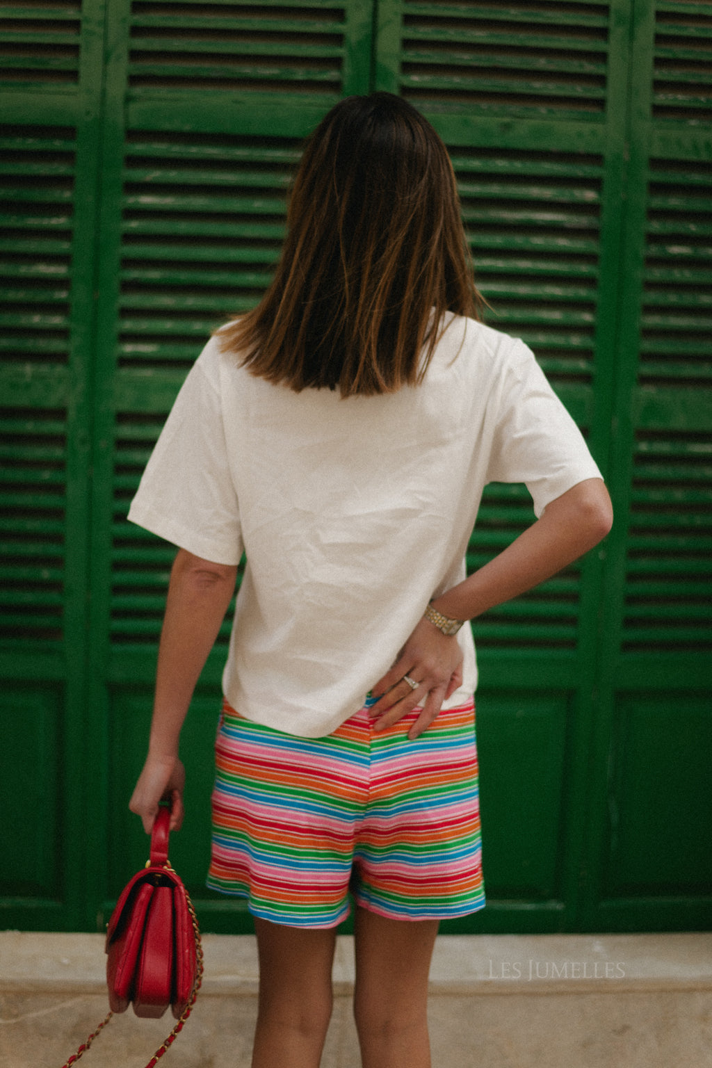 Nicole Gestreifte Shorts Mehrfarbig
