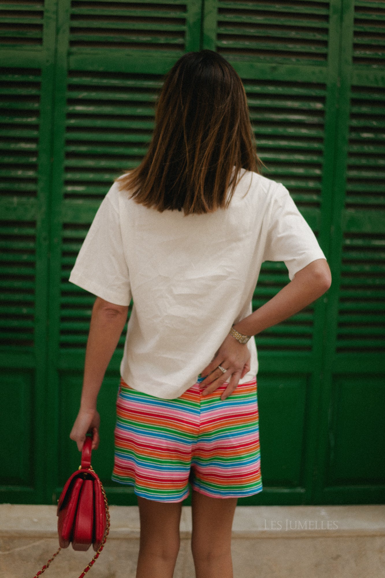 Nicole Gestreifte Shorts Mehrfarbig