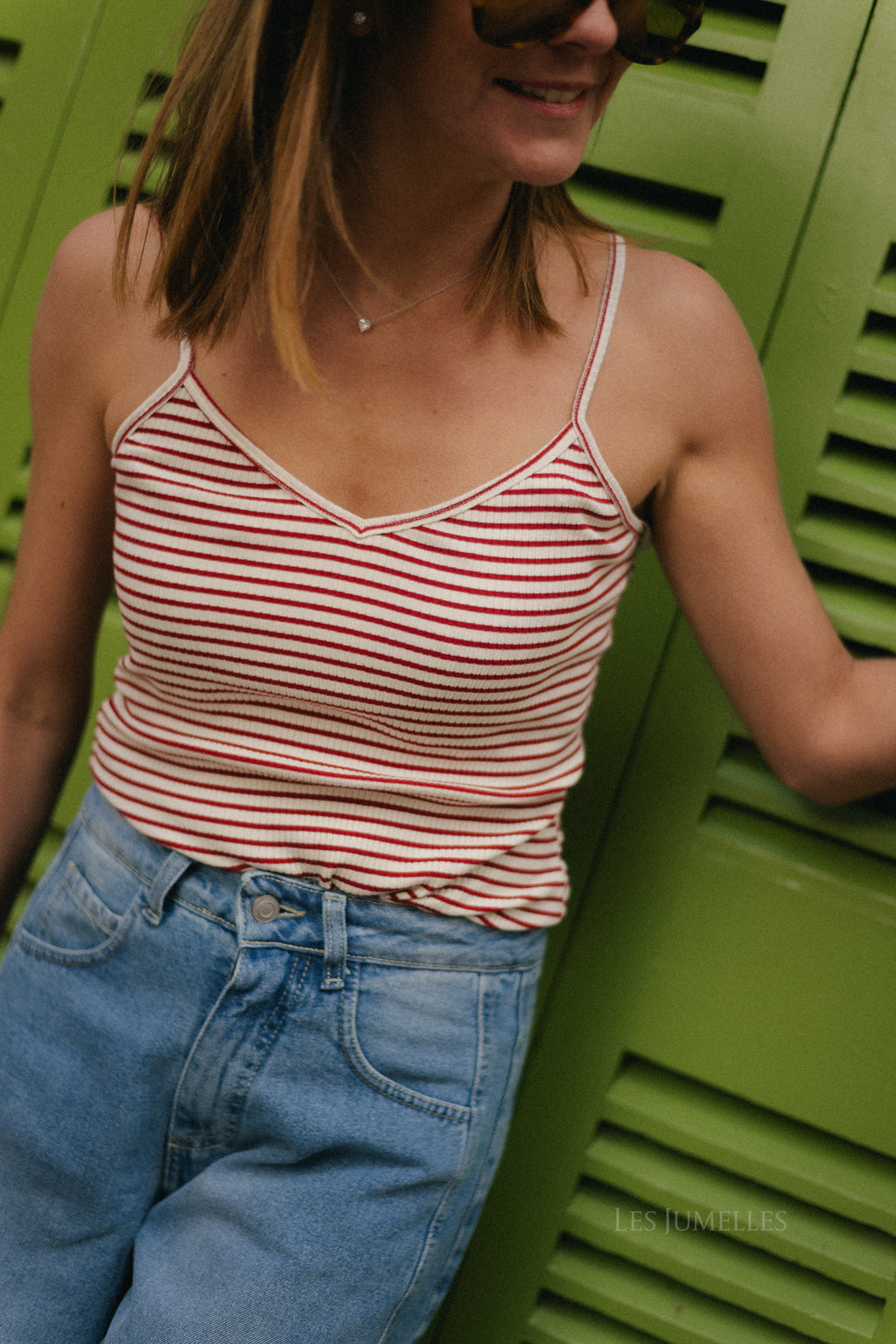 FaunaSW top rood/wit
