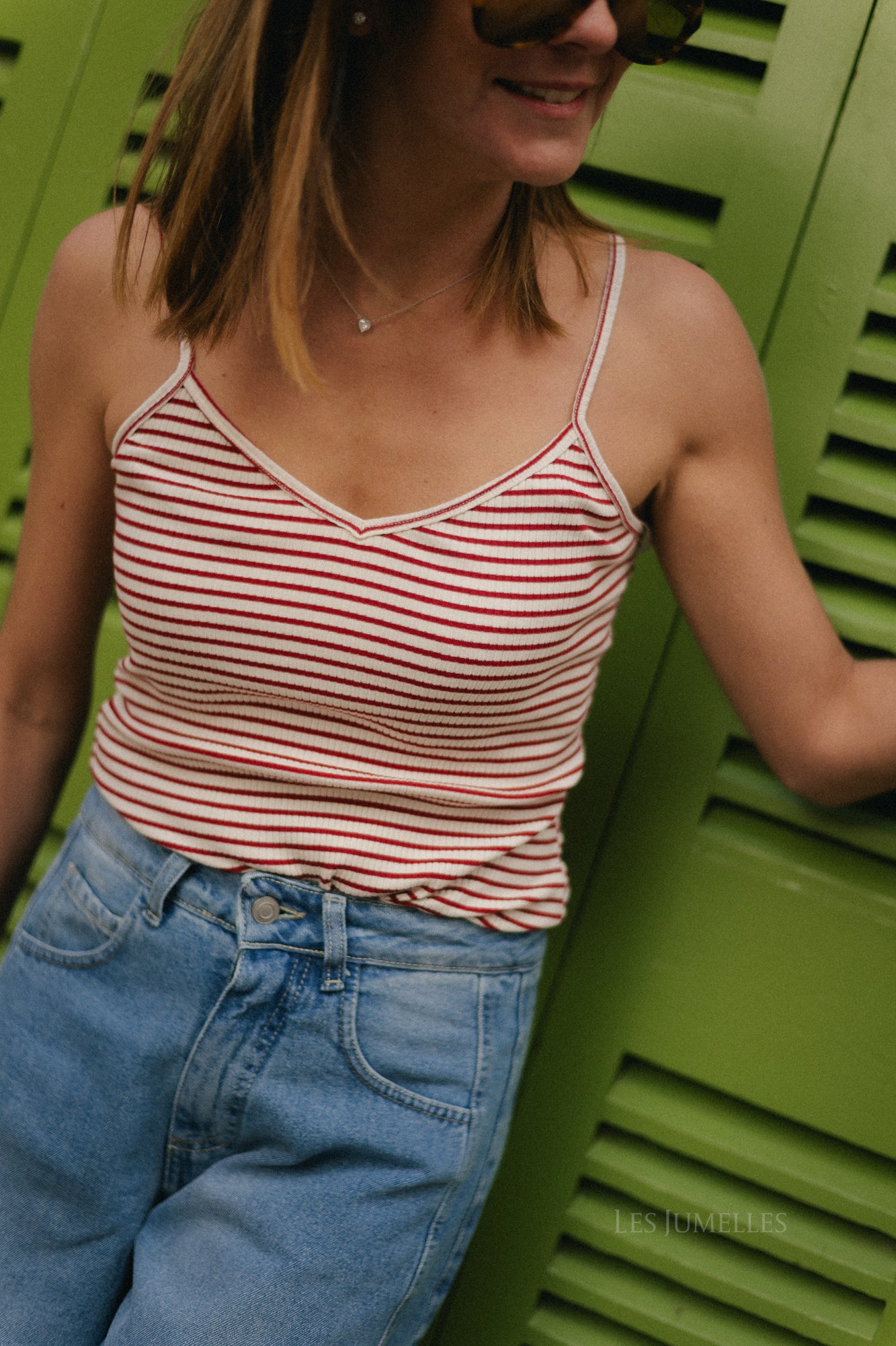 FaunaSW top rood/wit