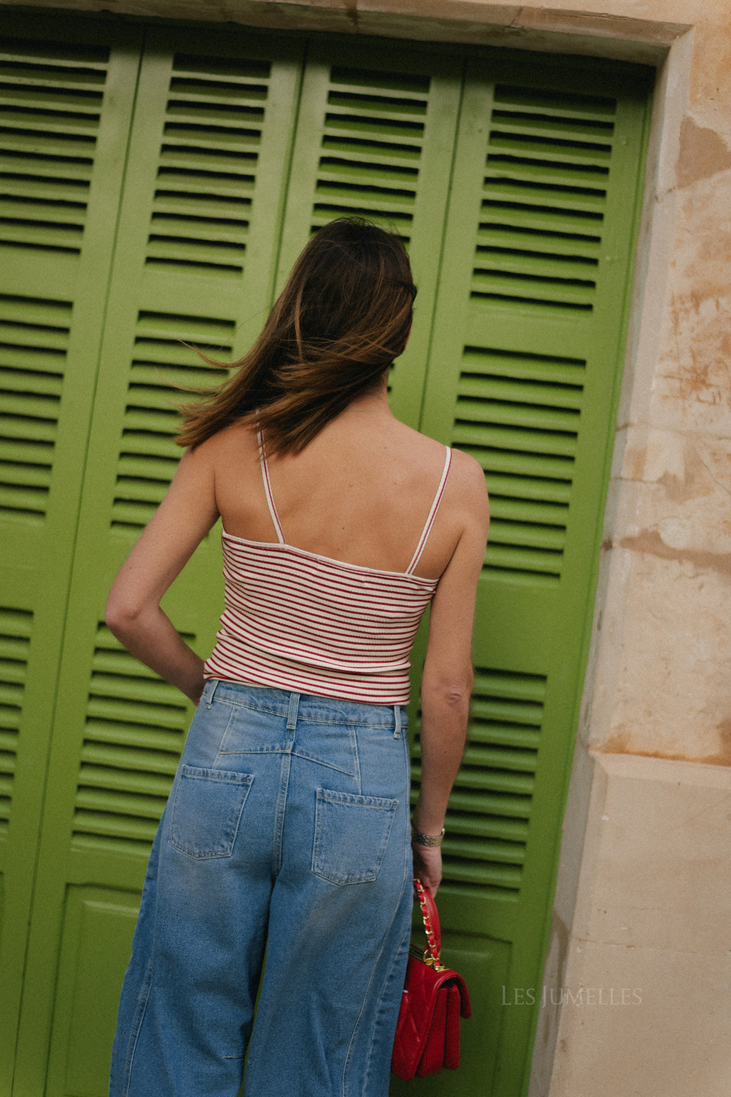 Celina barrel jeans middenblauw