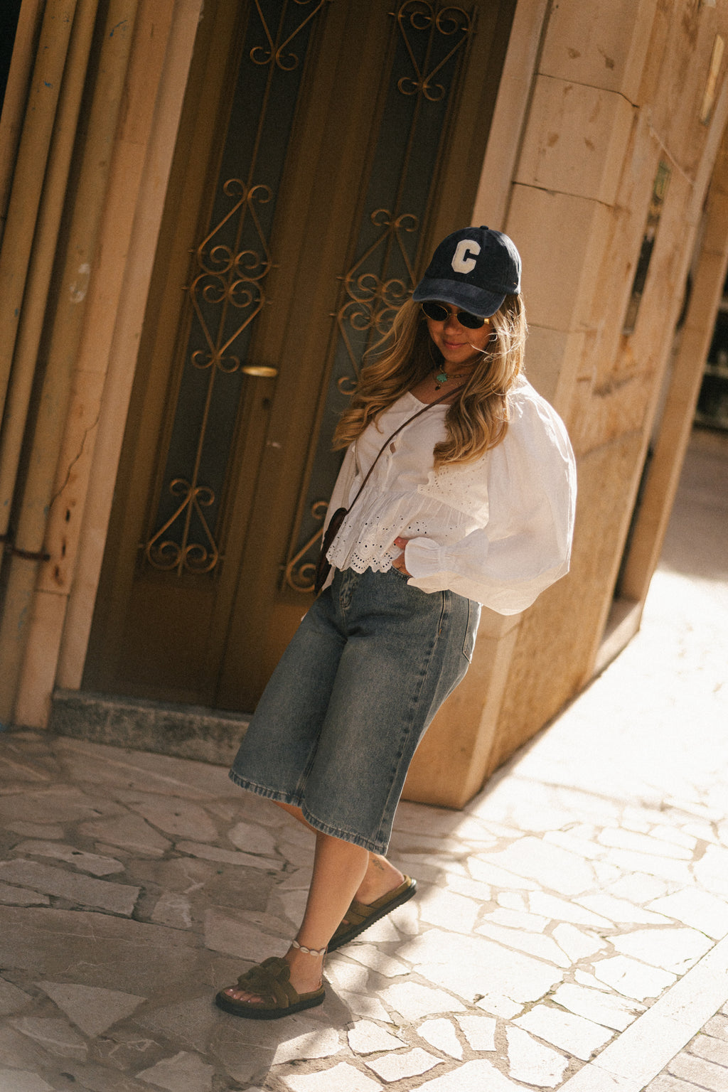 AriaSW borderie anglaise shirt off white