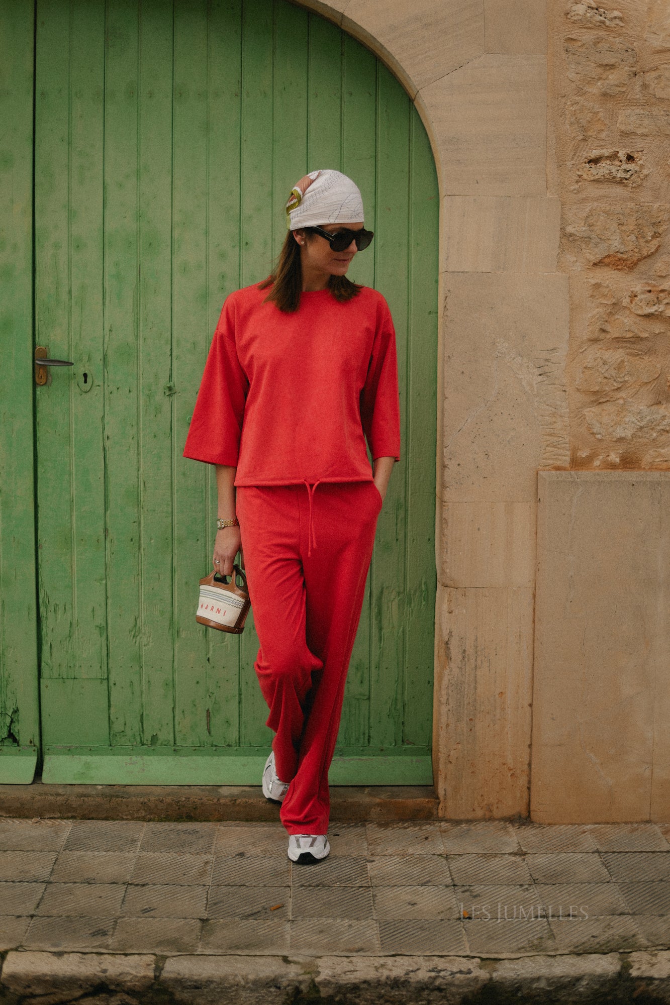 VISudas HW wide pants hibiscus