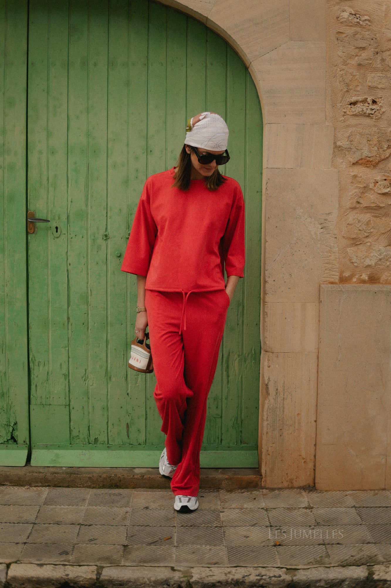 VISudas HW wide pants hibiscus