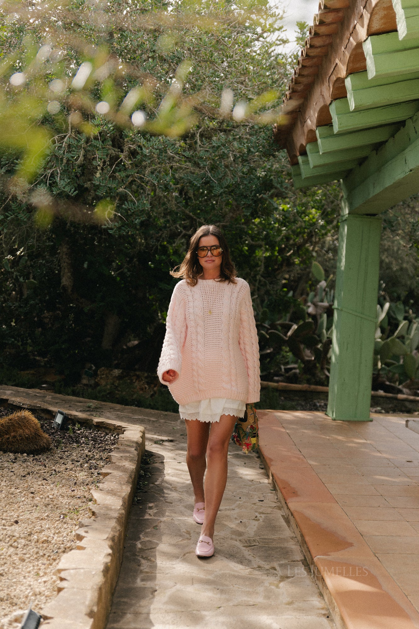 Cecilia broderie anglaise skort white