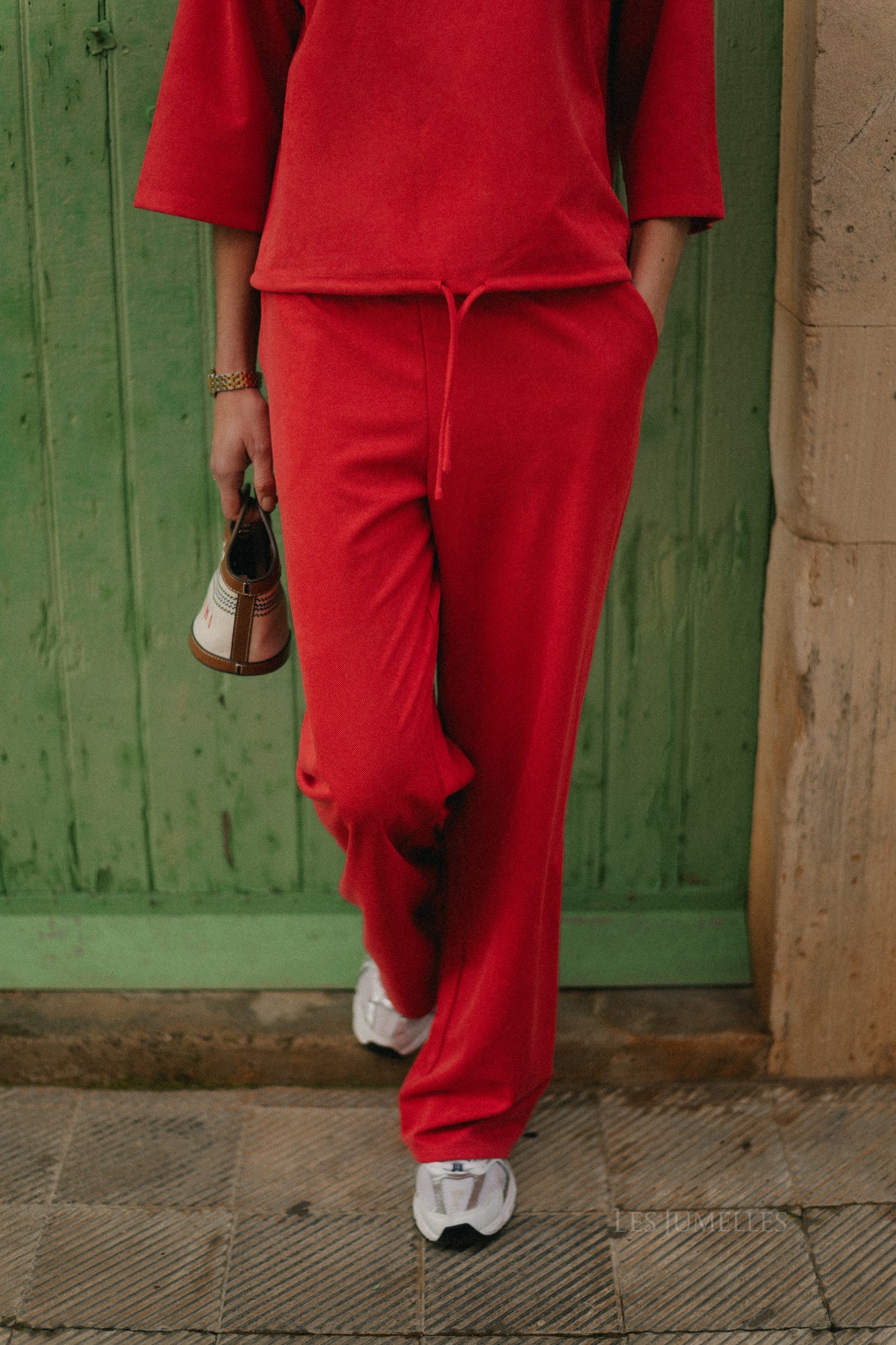 VISudas HW wide pants hibiscus