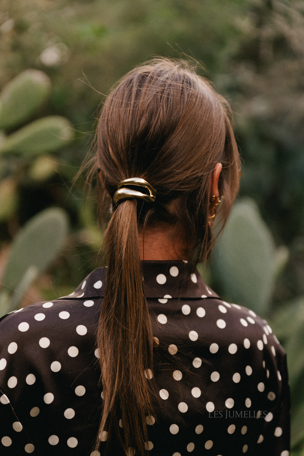 Nœud papillon en métal doré