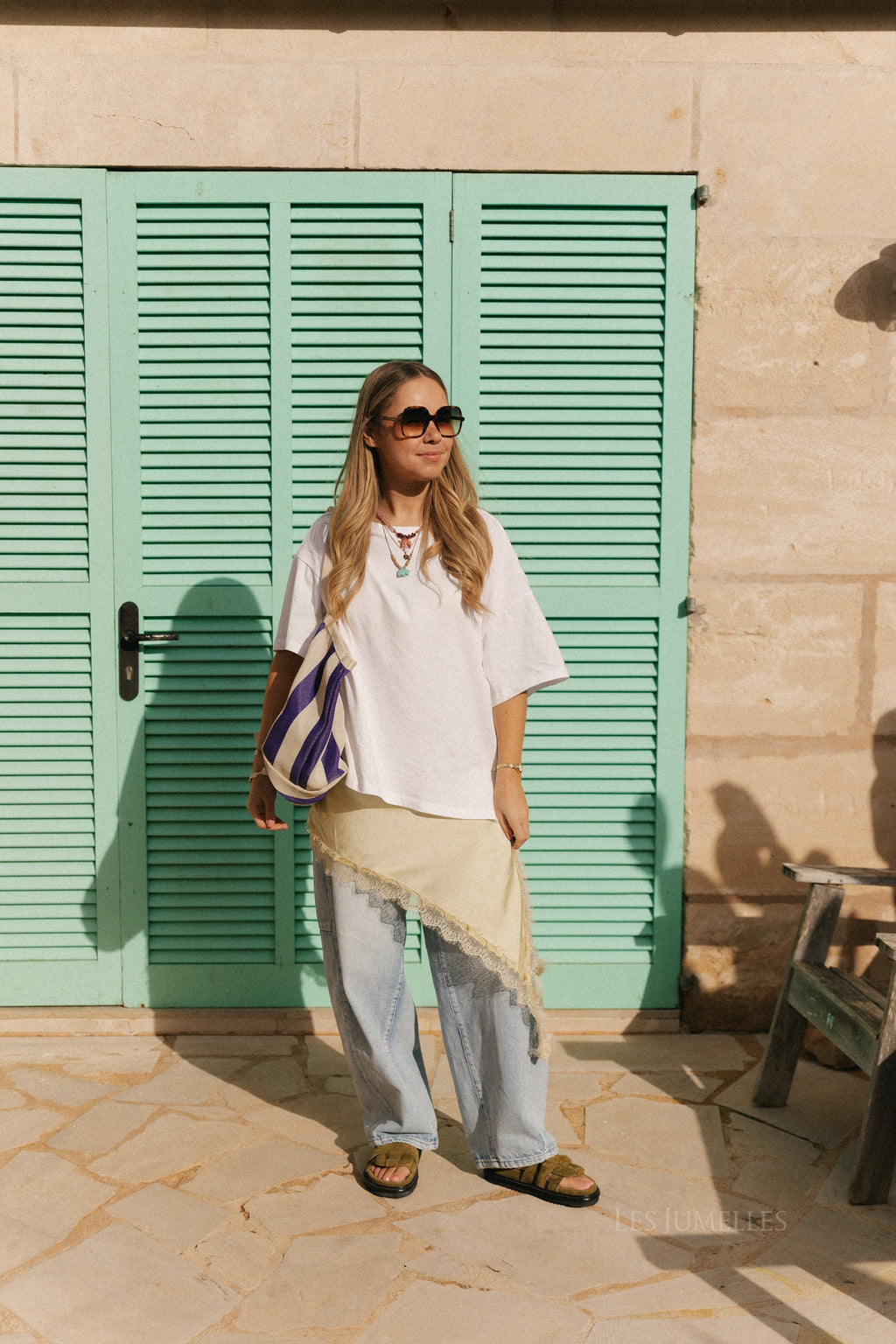 Annabelle Oversized T-Shirt Weiß