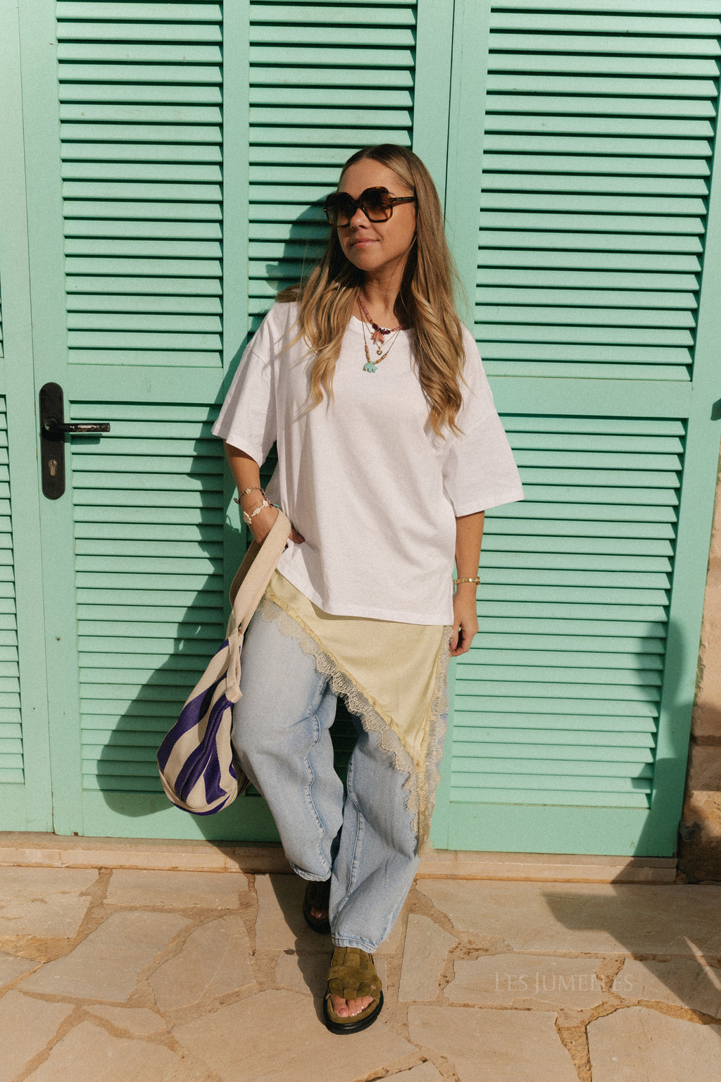 Annabelle Oversized T-Shirt Weiß