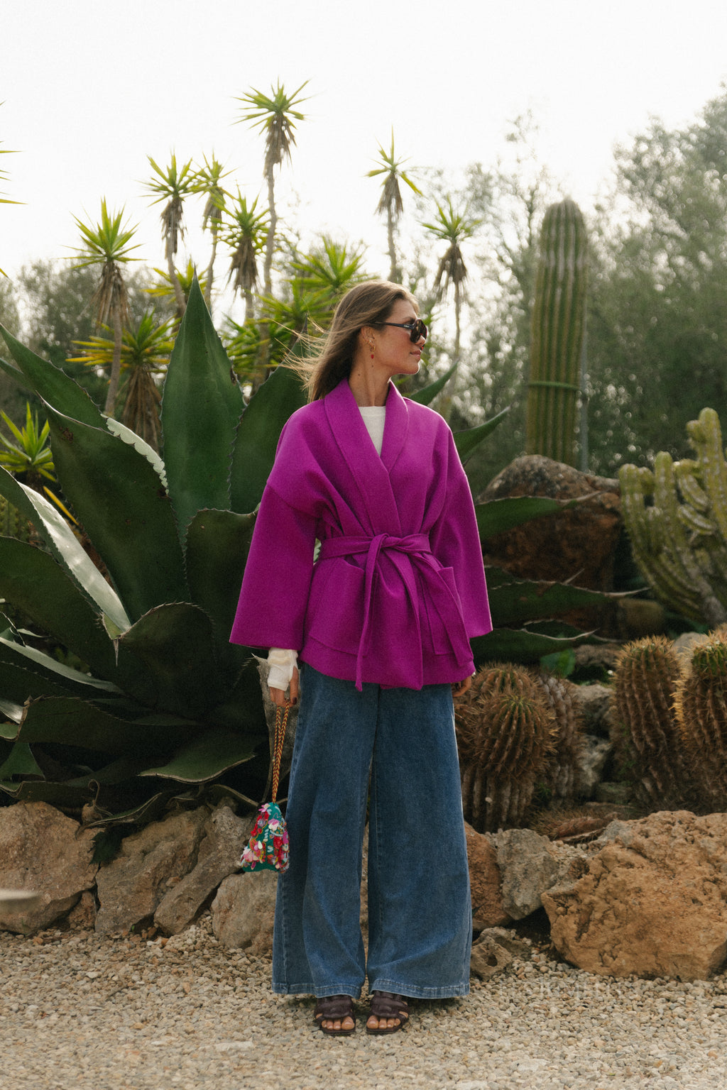 Eloise Mantel magenta