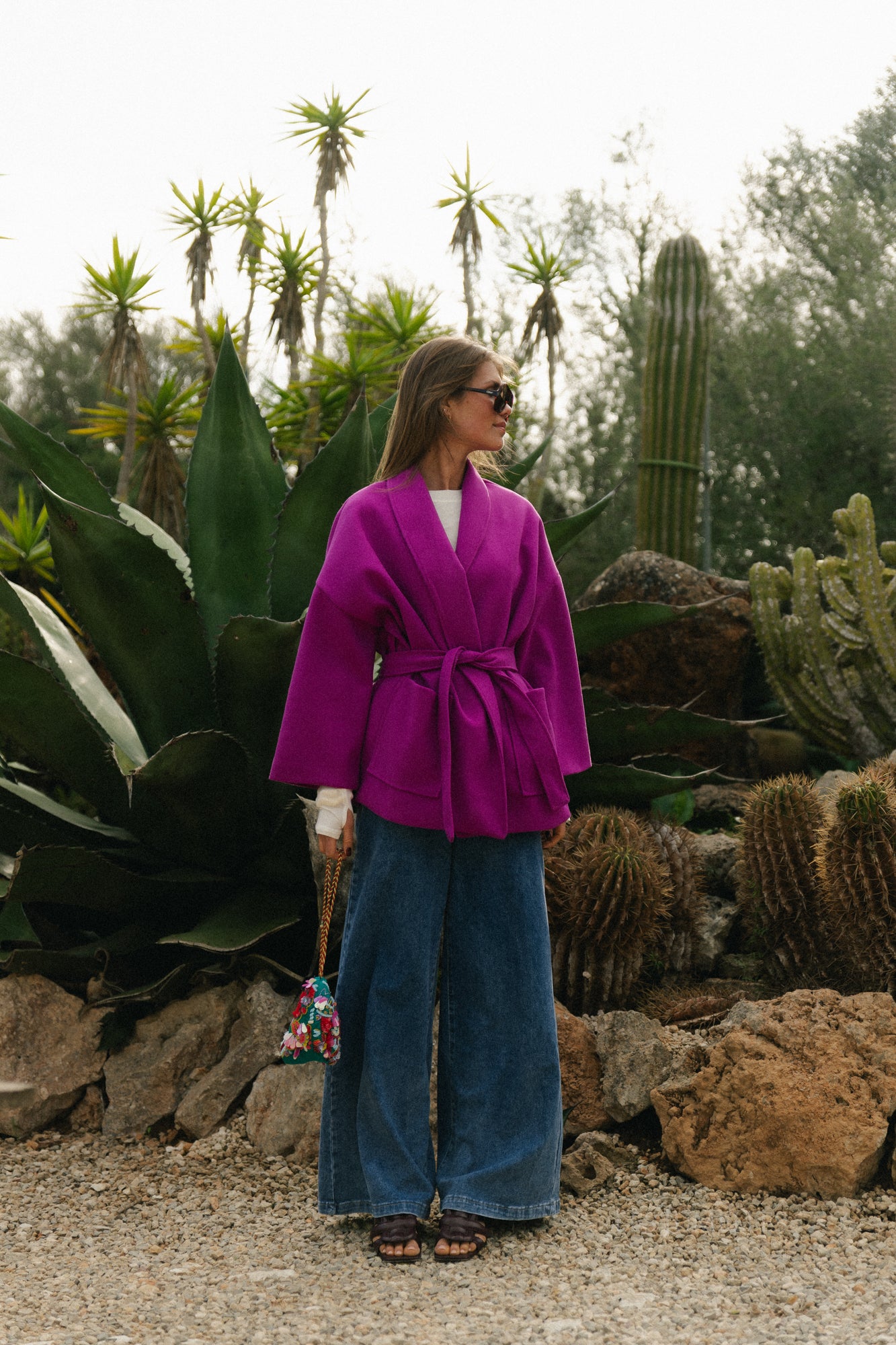 Eloise Mantel magenta