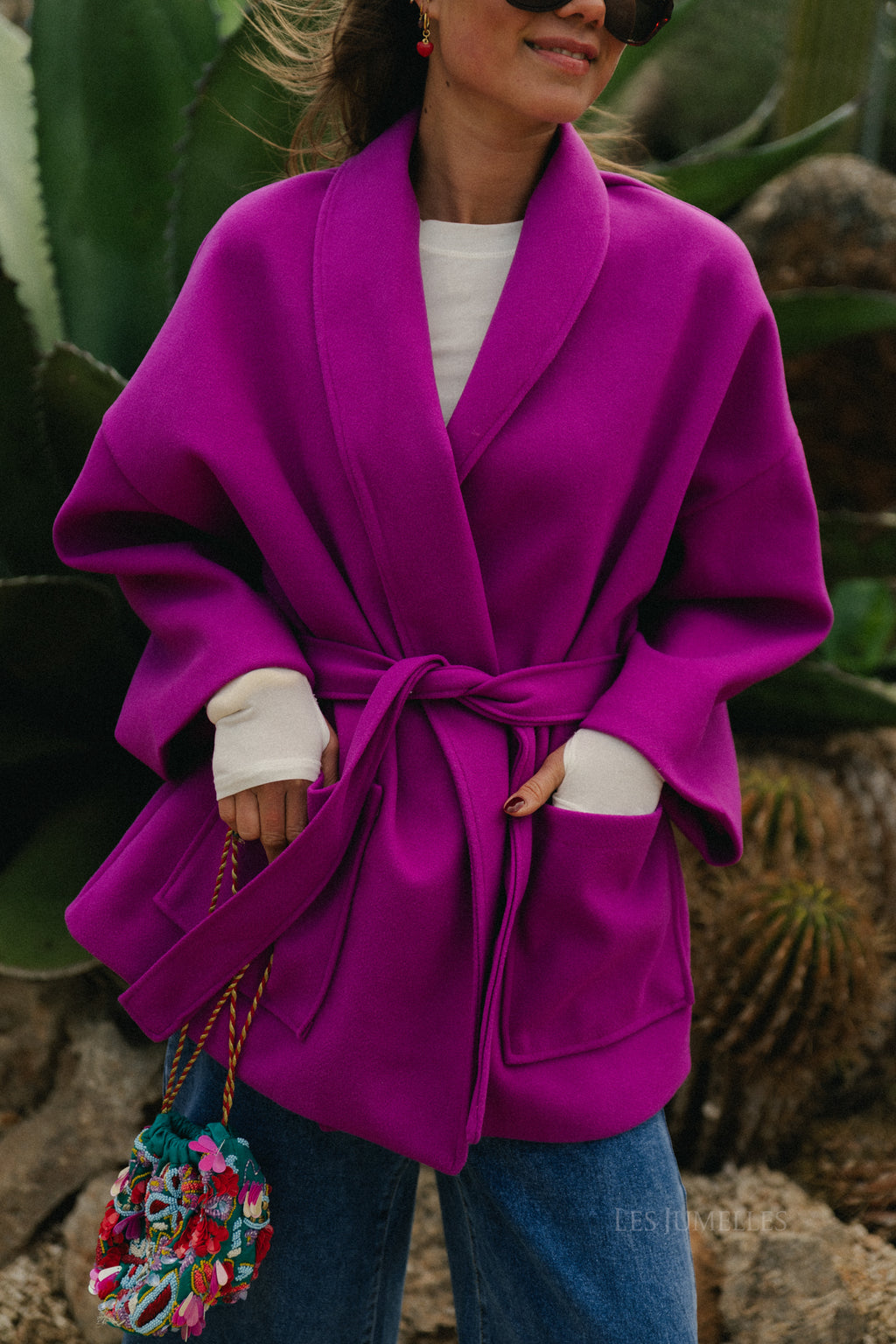 Eloise Mantel magenta