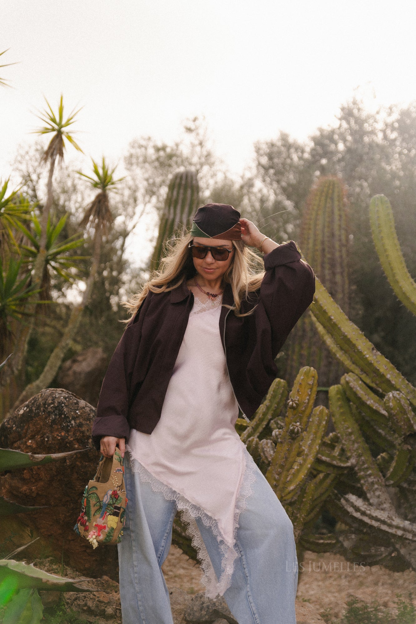 Séraphine jas aubergine