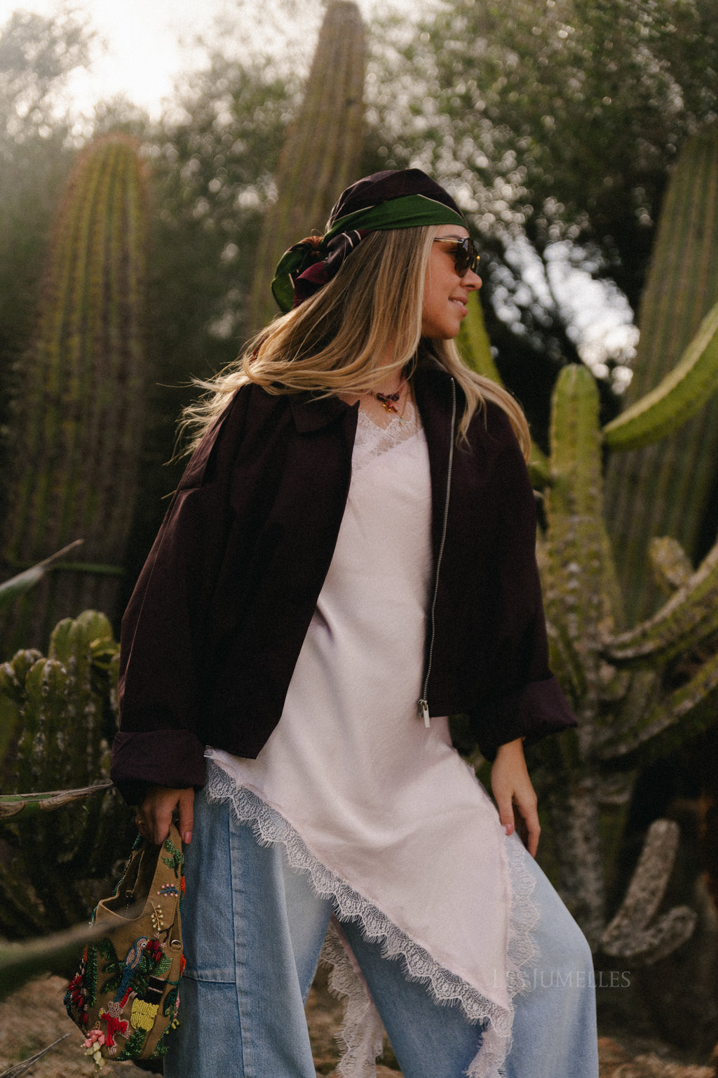 Séraphine jacket vineyard wine