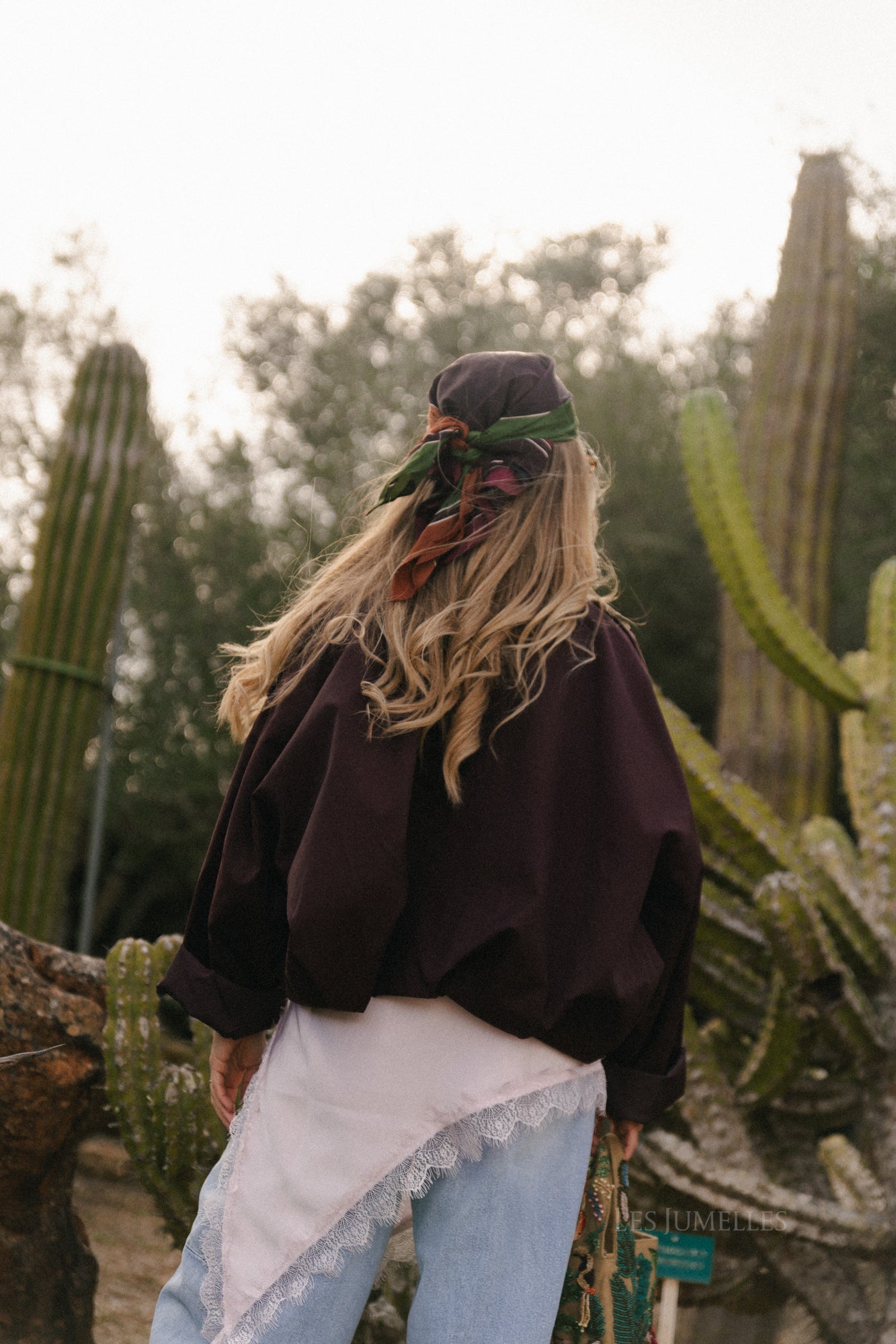 Séraphine jas aubergine