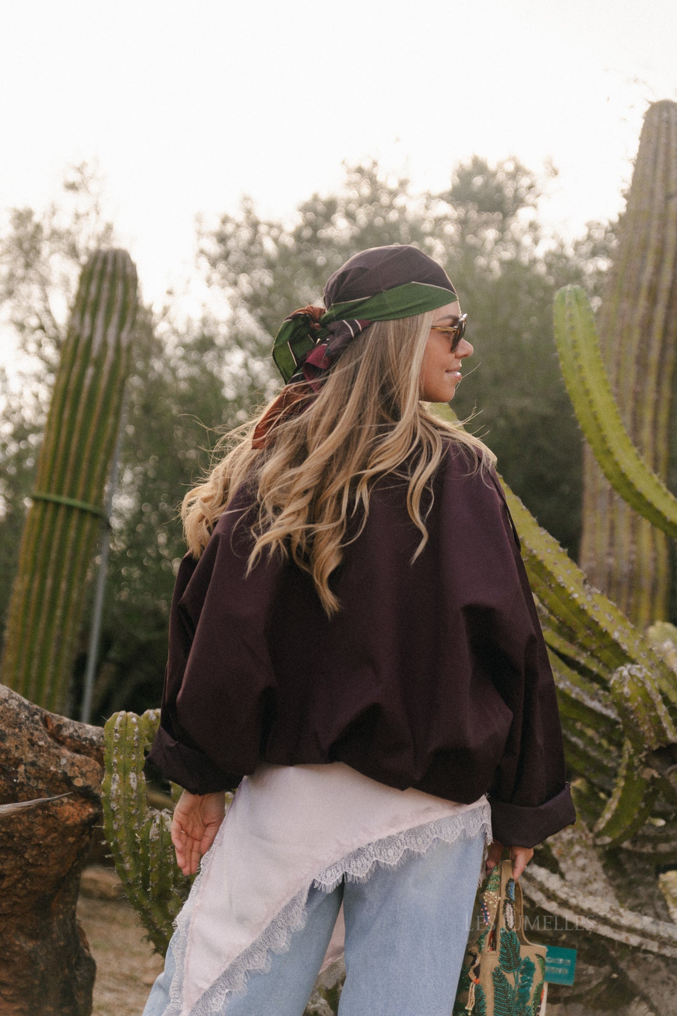 Séraphine jas aubergine