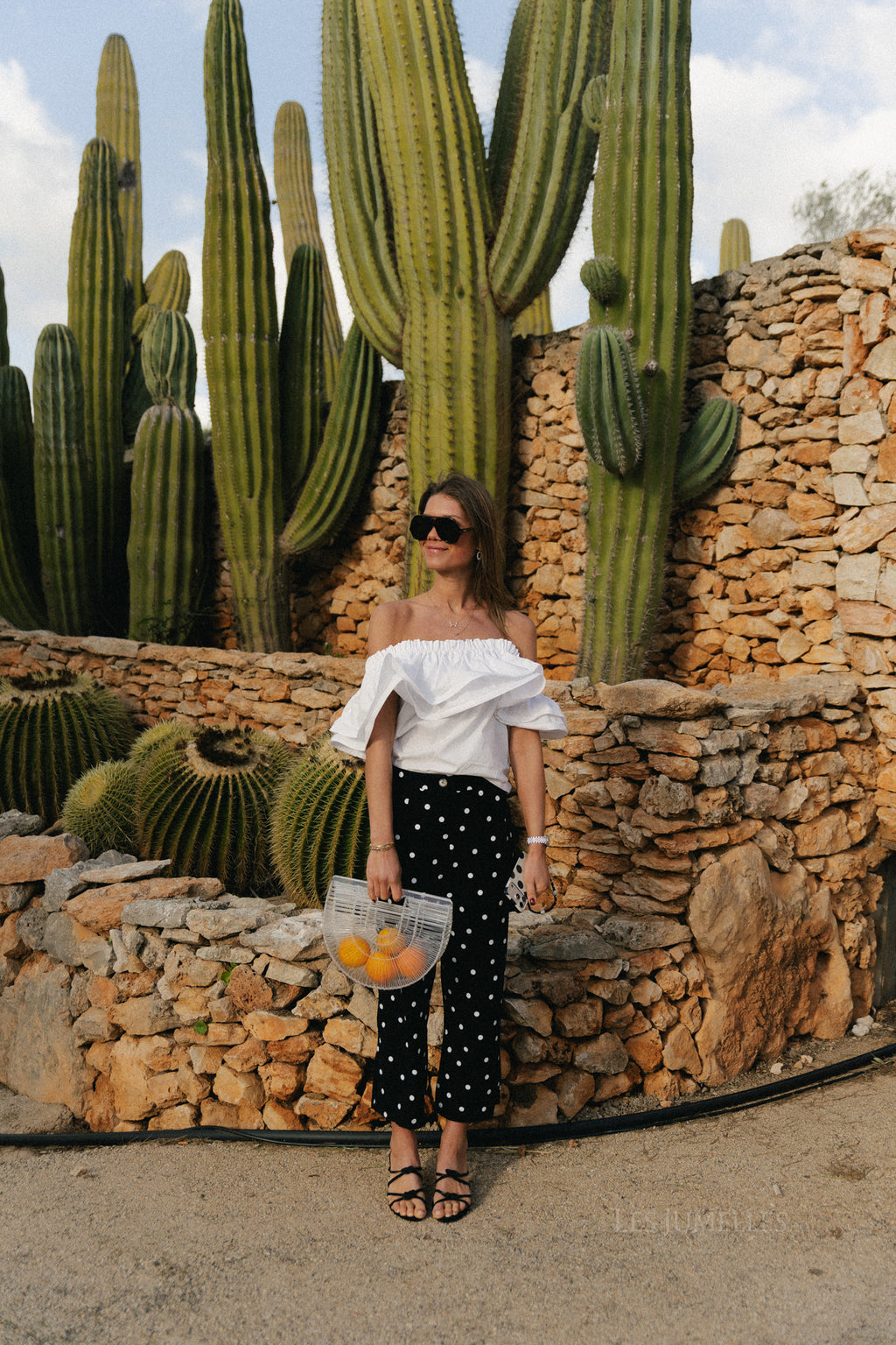 Hélène polka dot broek zwart