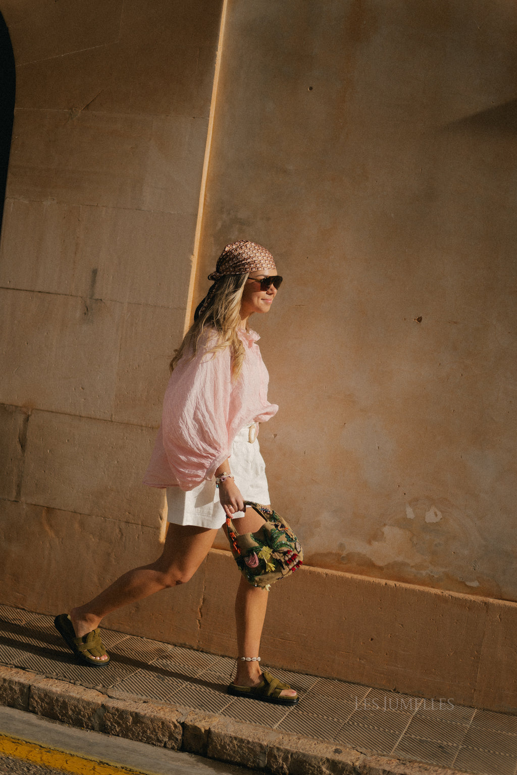 Amara Baumwoll-Voile Bluse Babyrosa