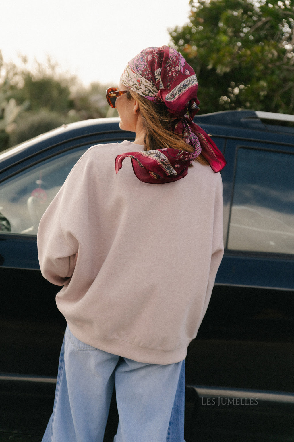 Gardenparty Taby Sia Schal Lebhaftes Pink