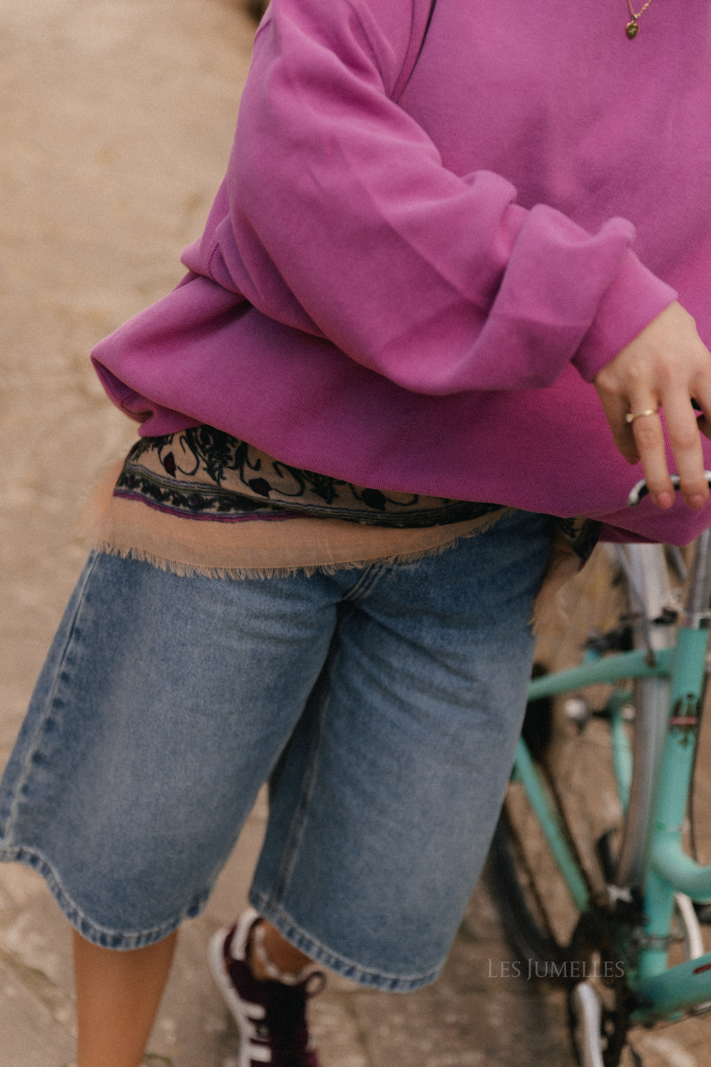 Gardenparty woo scarf buttercream white