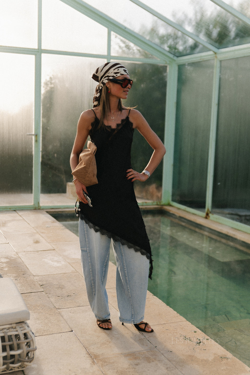 Amelie lace dress hot chocolate