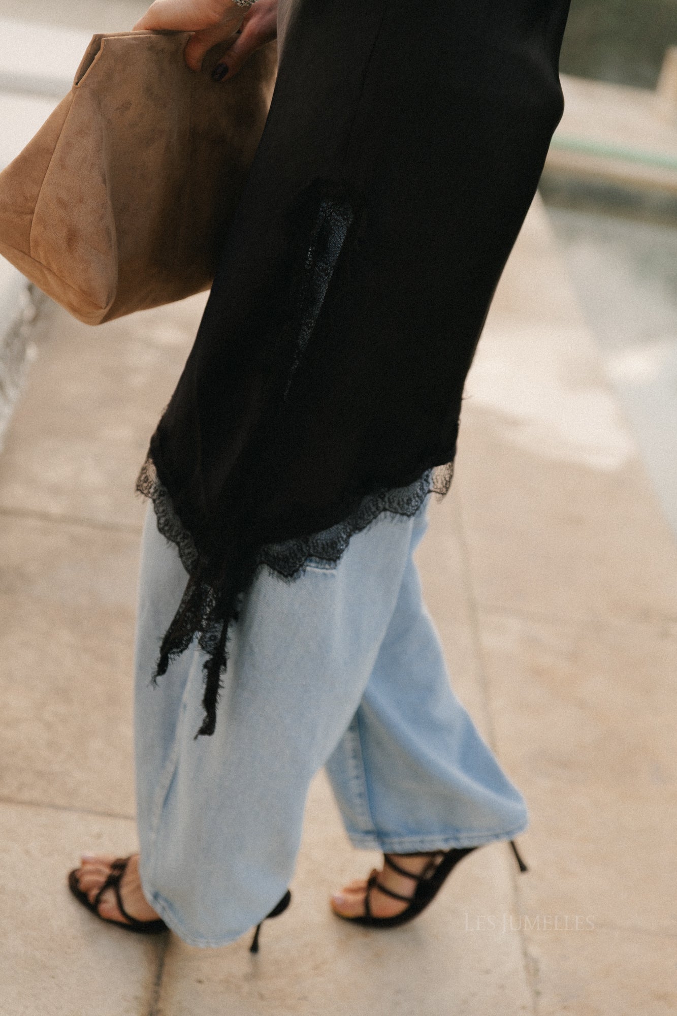 Amelie lace dress hot chocolate