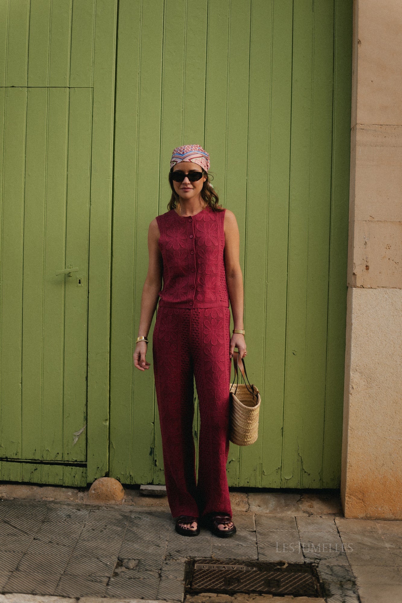 Haut en crochet Silvy mauvewood