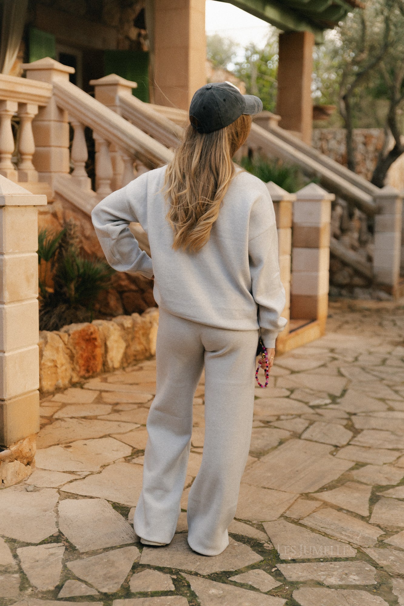 Tennis Club Hose grau