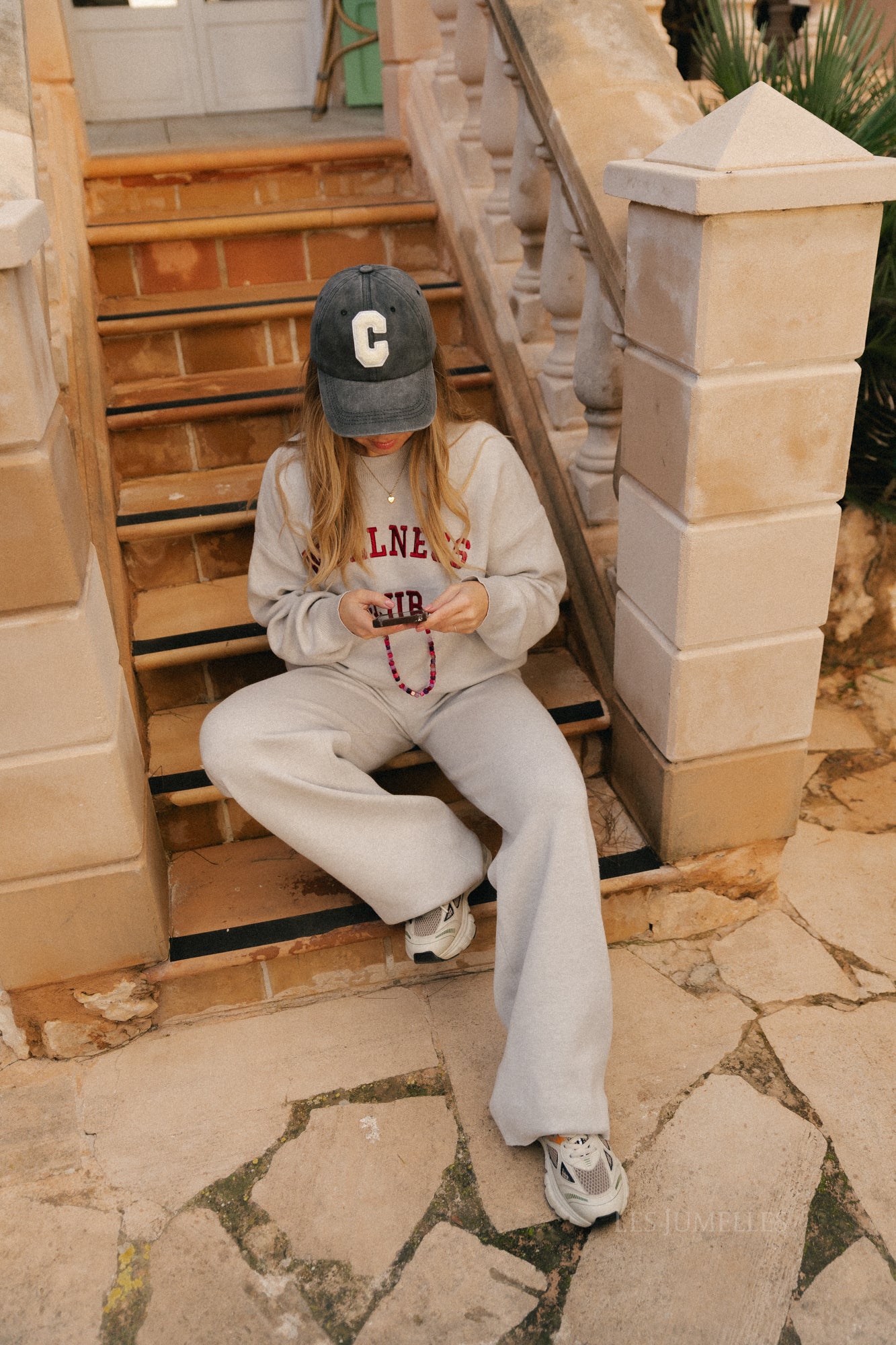 Tennis Club Hose grau