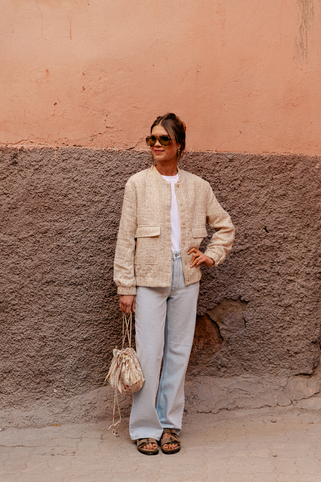 YASLietta LS bomber jacket tapioca