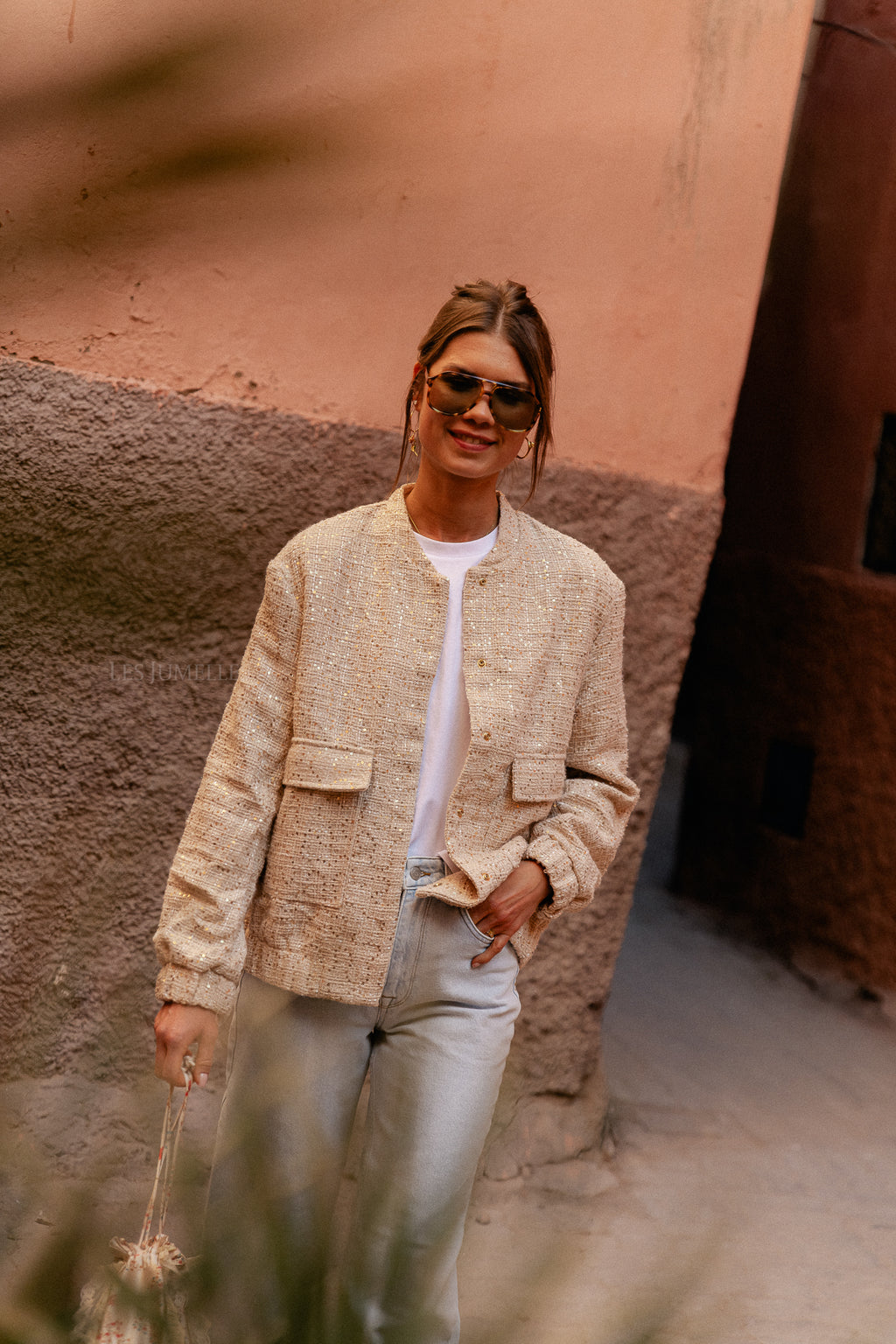 YASLietta LS bomber jacket tapioca