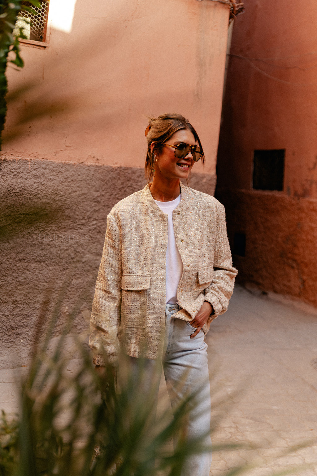 YASLietta LS bomber jacket tapioca