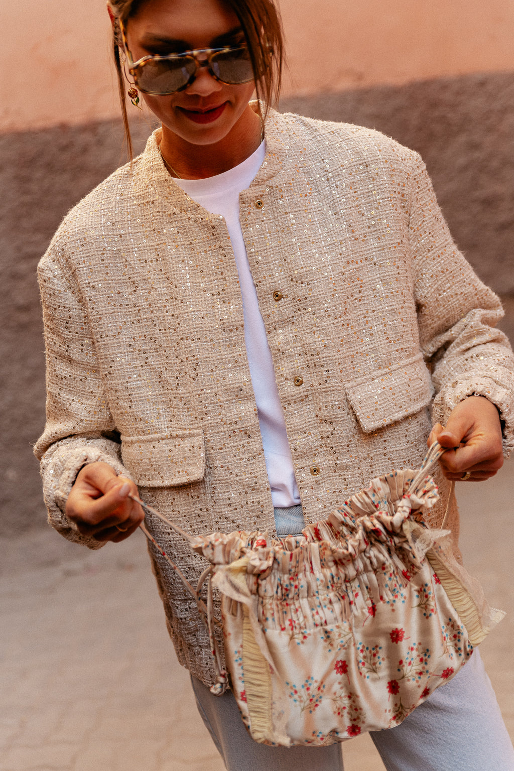 YASLietta LS bomber jacket tapioca