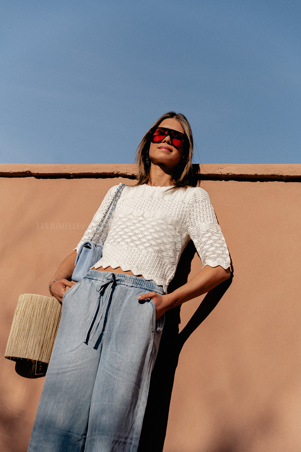 Pull Panach blanc cassé