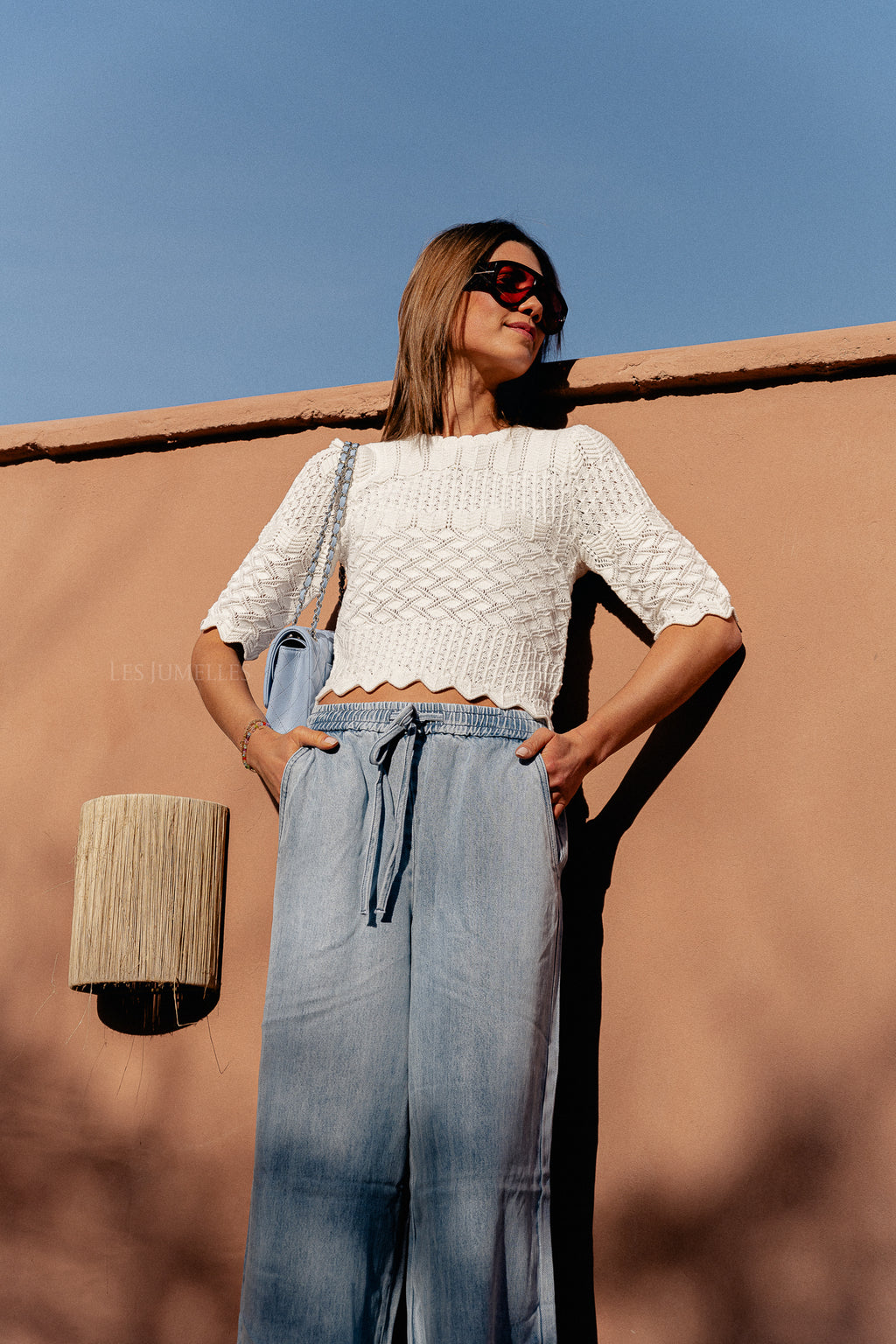 Pull Panach blanc cassé