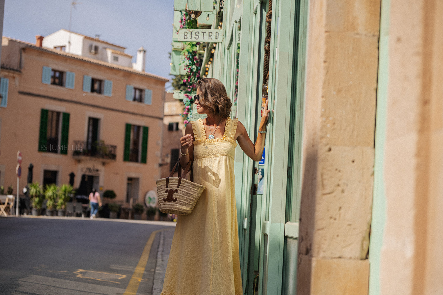 Susie seersucker dress yellow