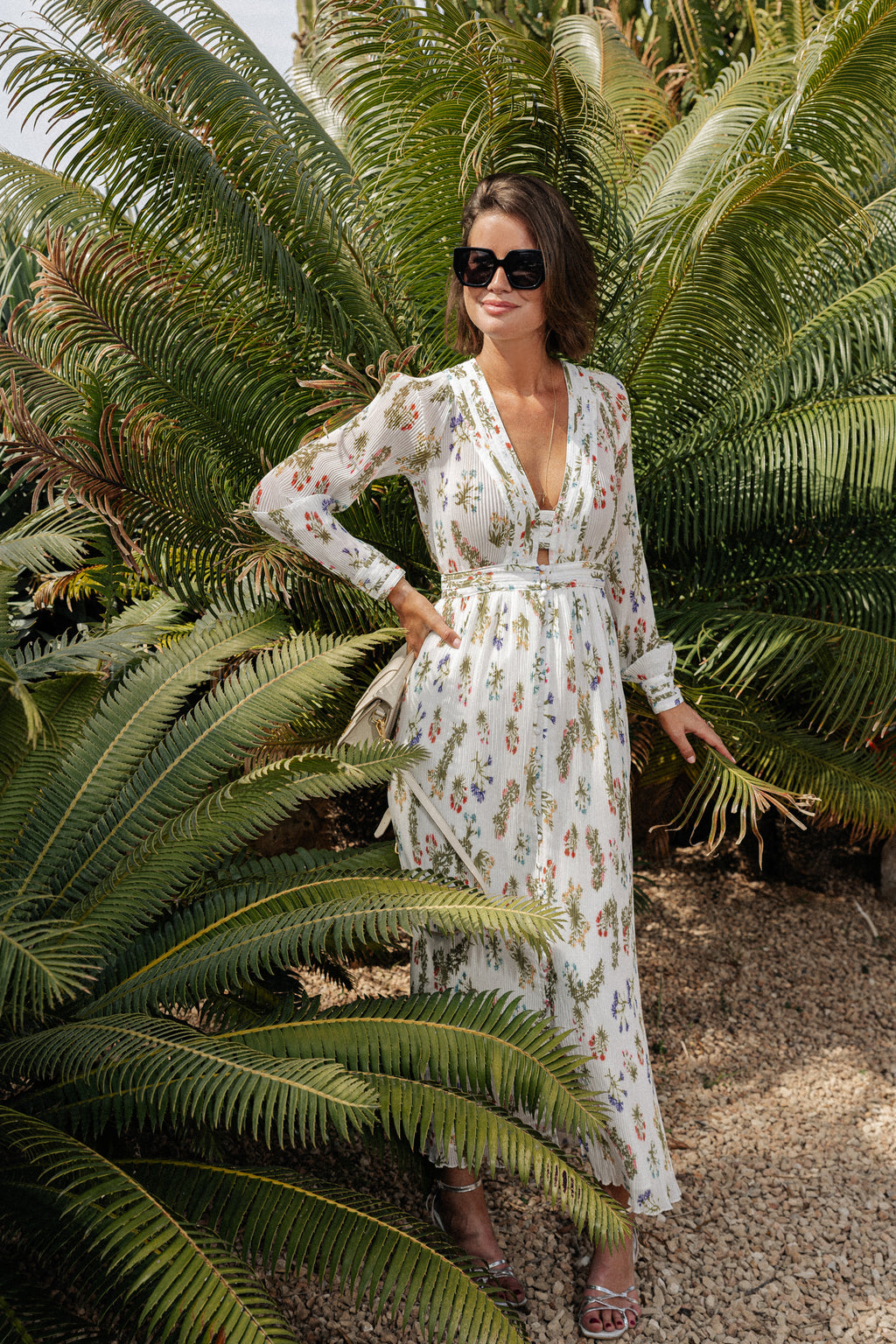 Peyton maxi jurk met bloemenprint
