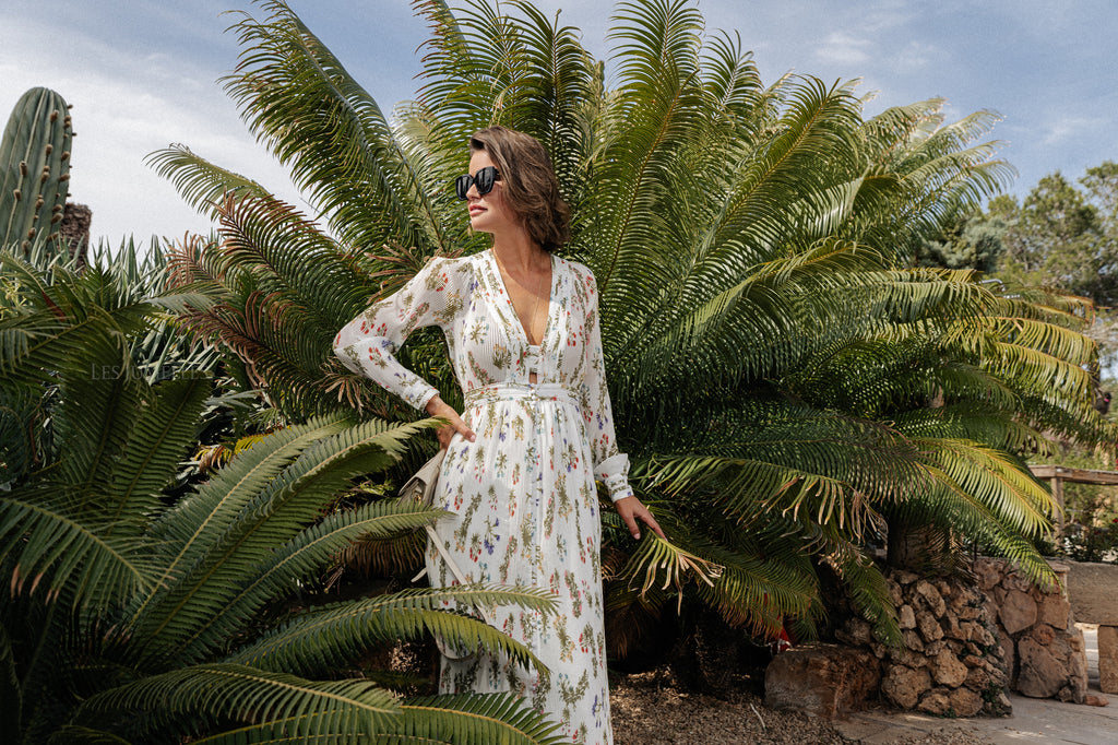 Peyton maxi jurk met bloemenprint