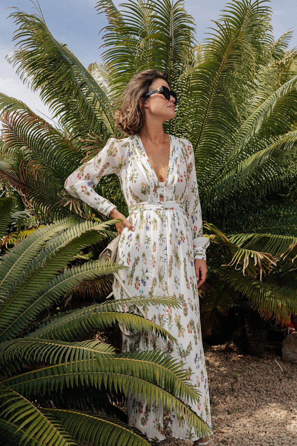 Peyton maxi jurk met bloemenprint