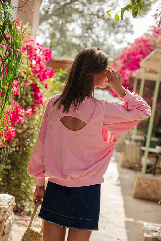 Les Jumelles Ruby sweater pink
