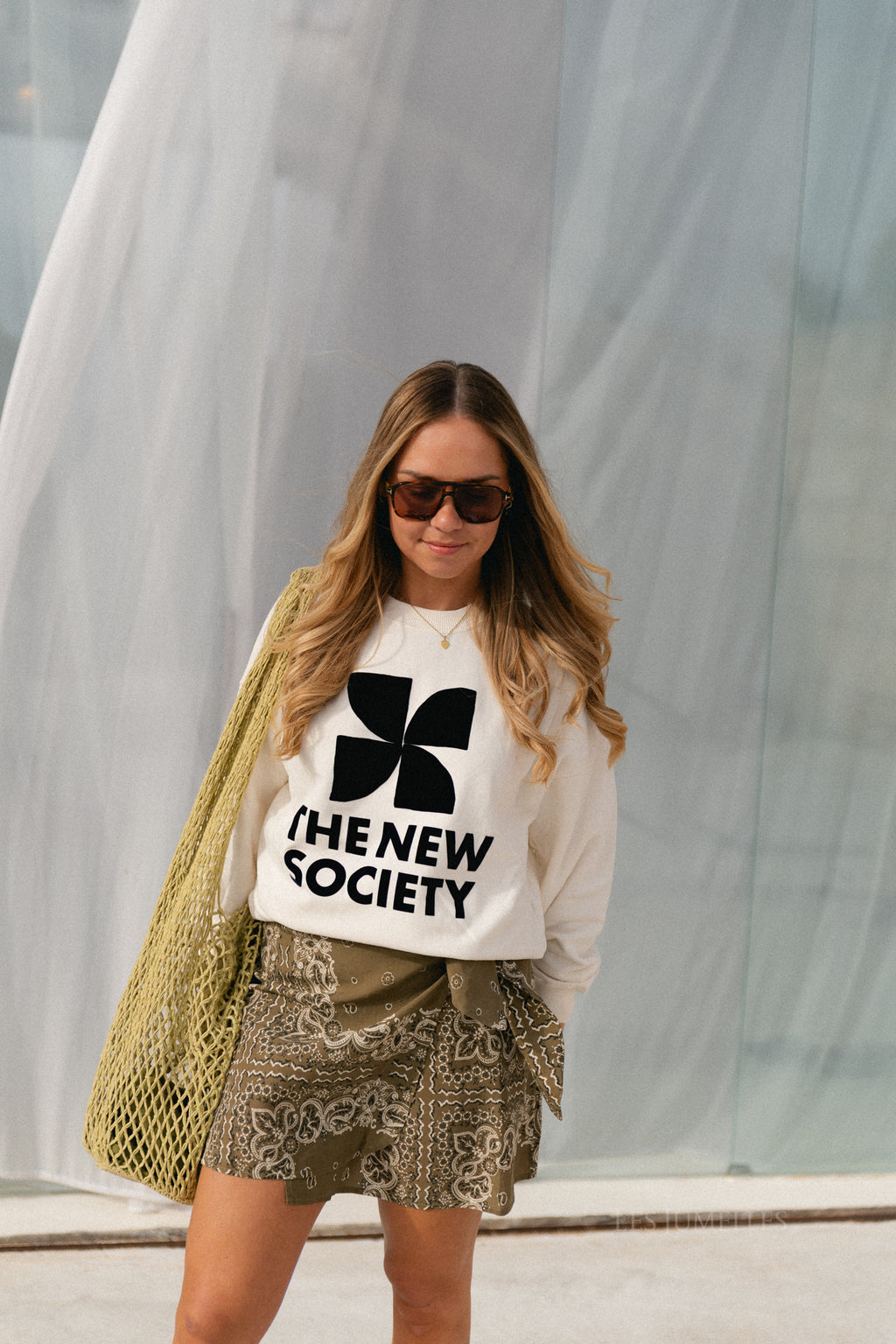 Waterlily skirt bandana print