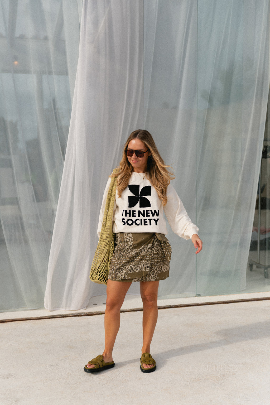 Waterlily skirt bandana print