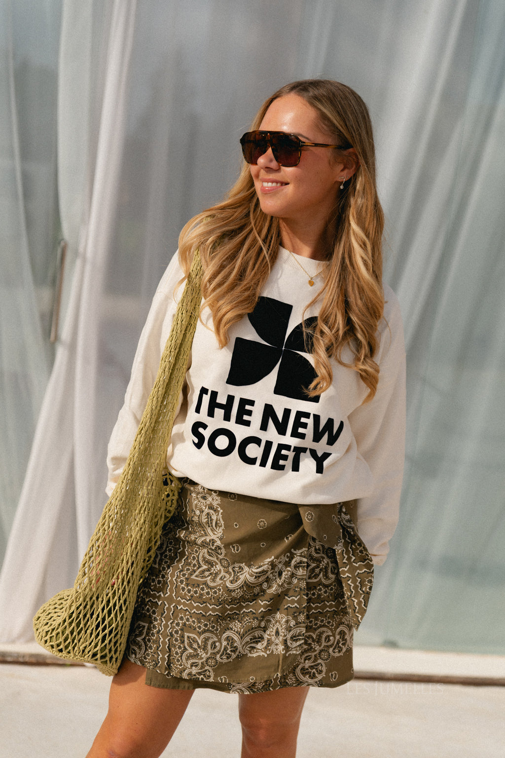 Waterlily skirt bandana print