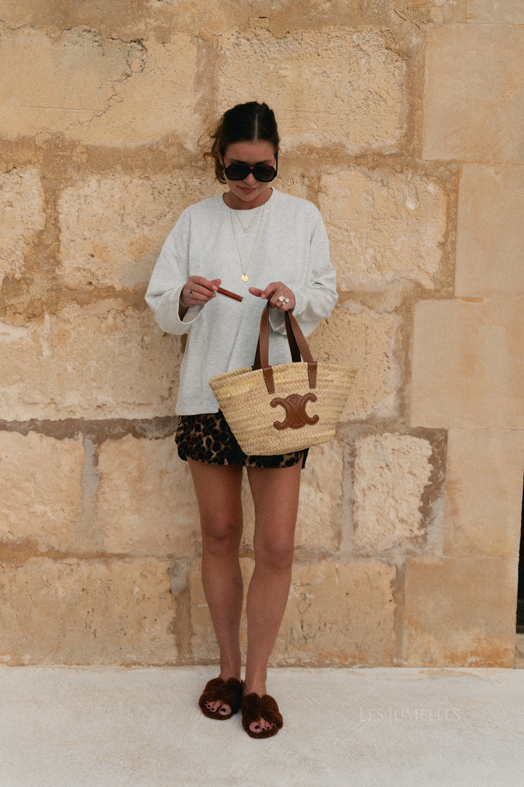 Belle longsleeve light grey melange