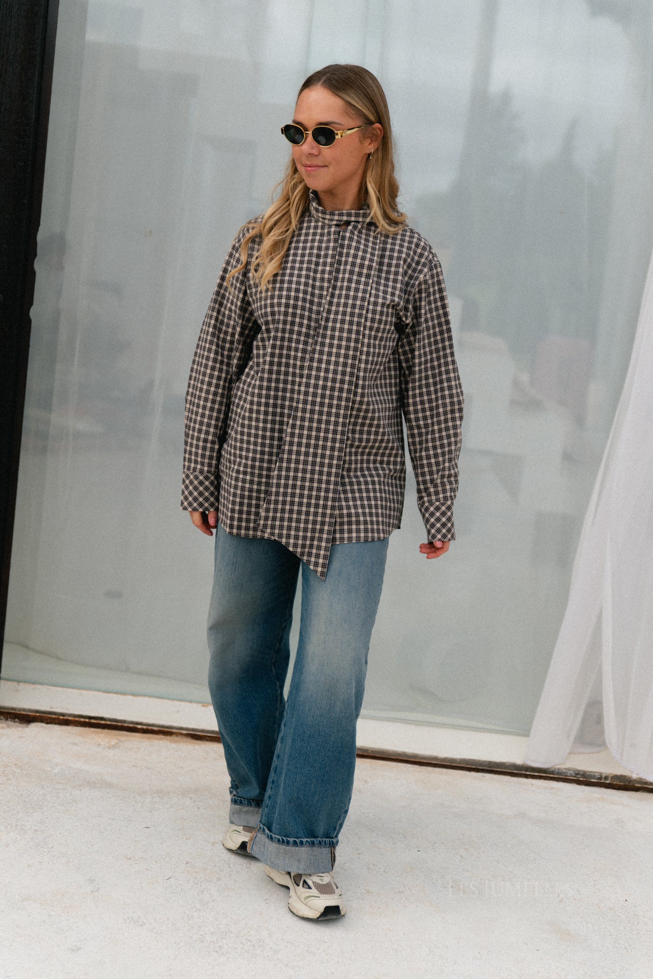 Yascarlina blouse chocoladebruin