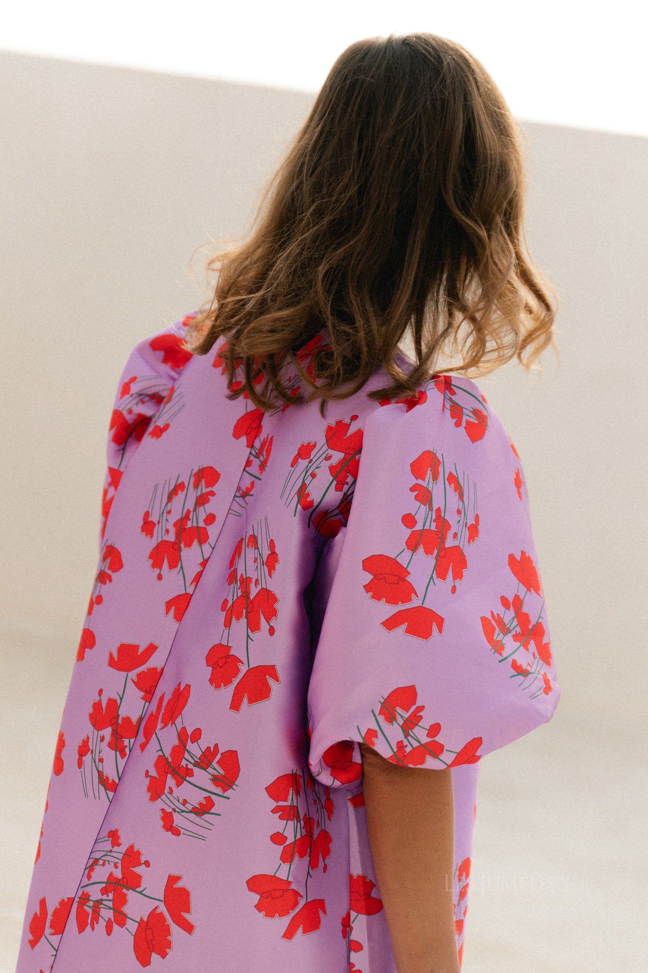 Charlotte dress viola print lilac