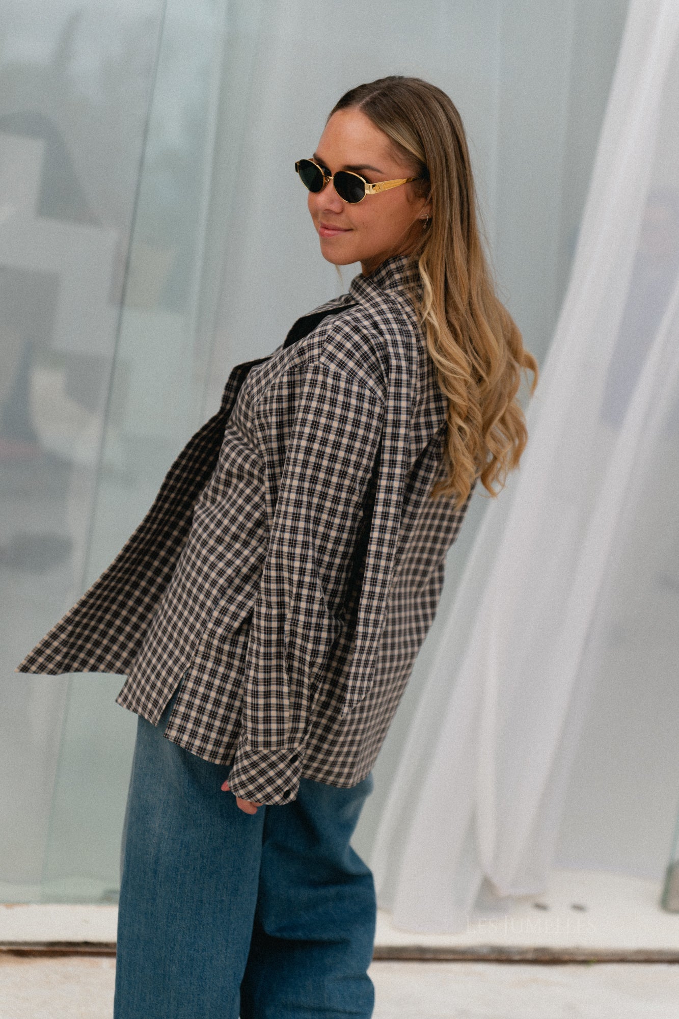 Yascarlina blouse chocoladebruin