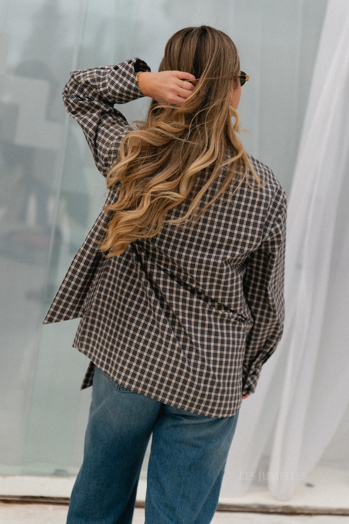 Yascarlina blouse chocoladebruin