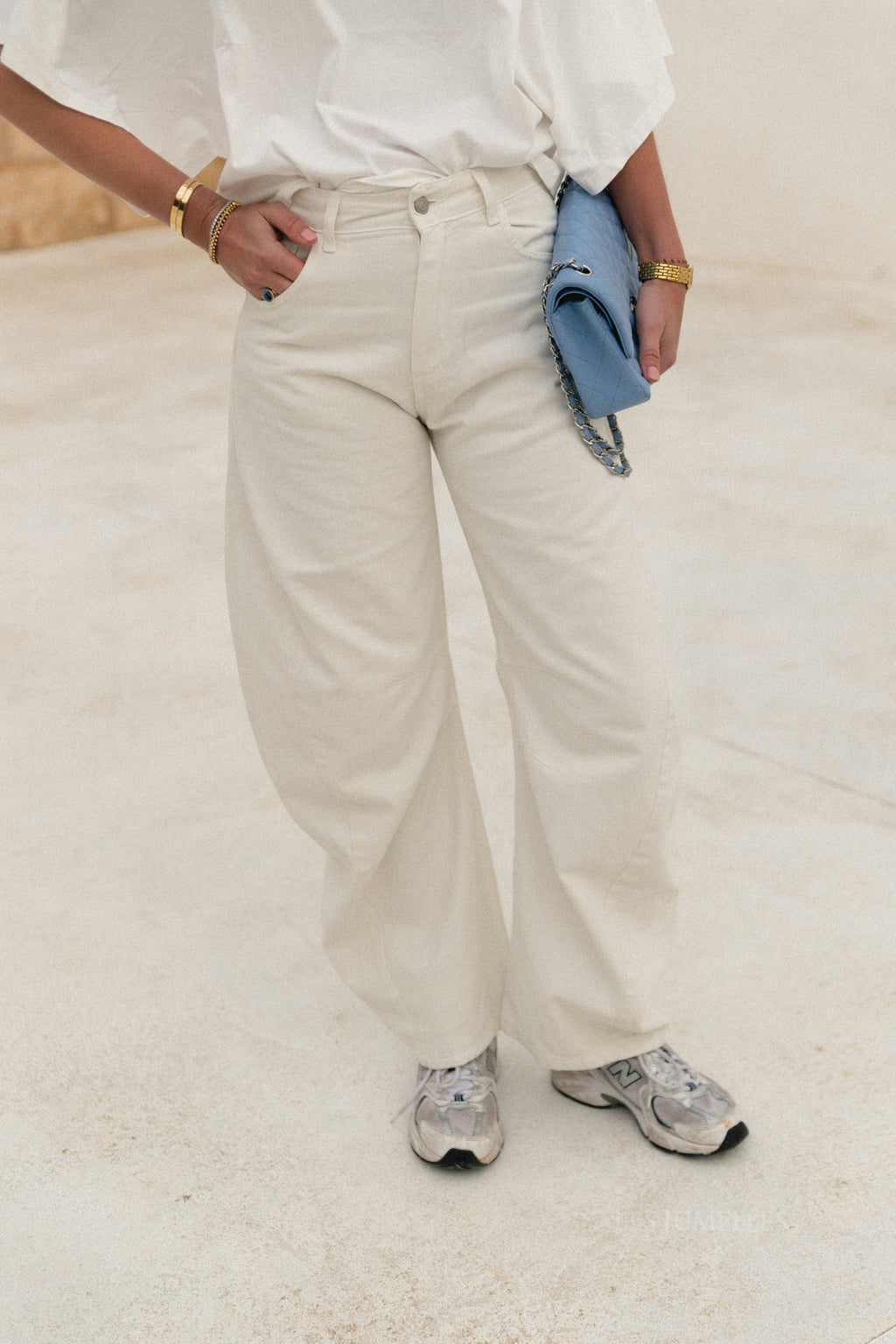 Jada barrel jeans ecru