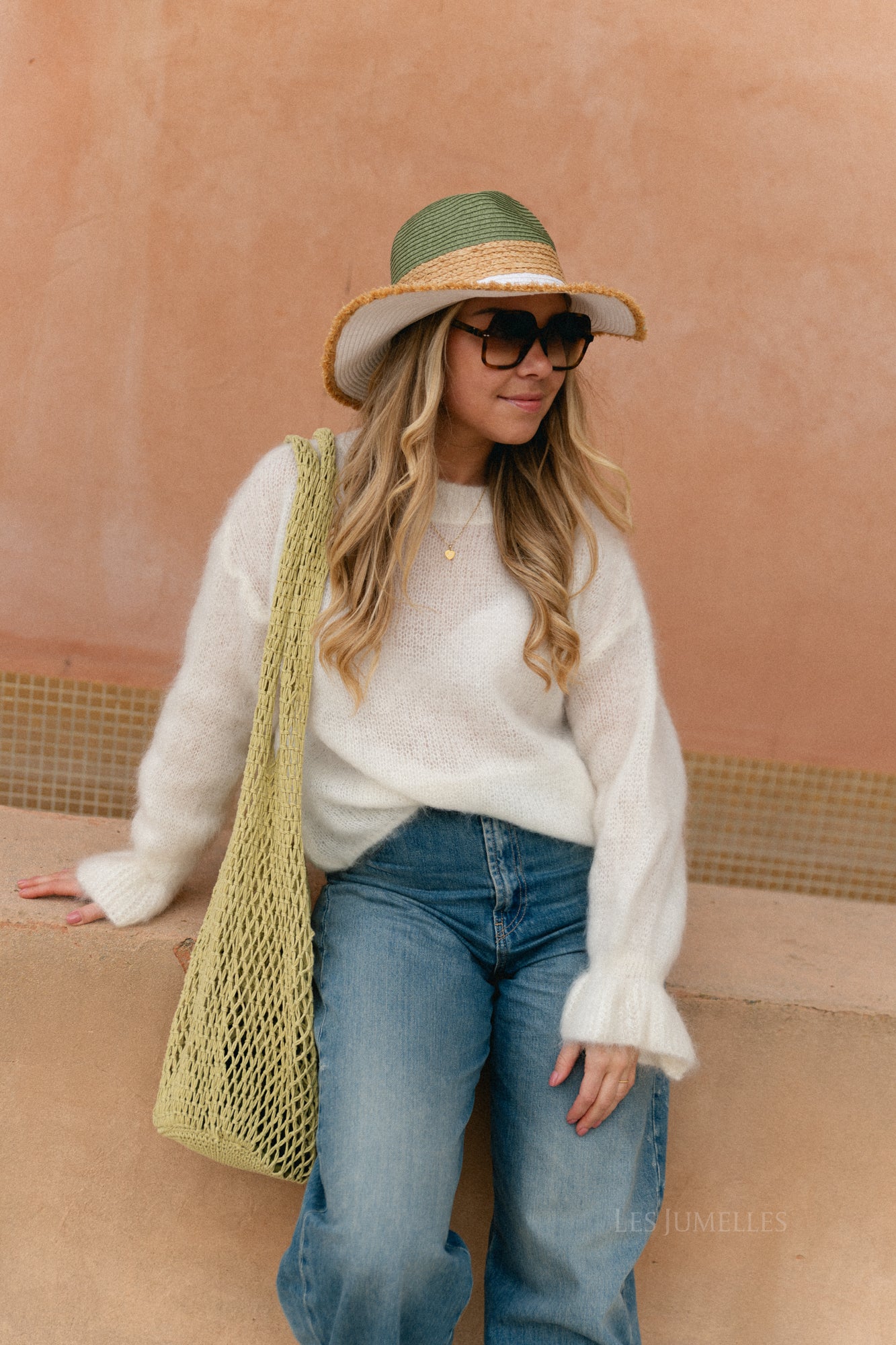 Clara Mohair Pullover Ecru